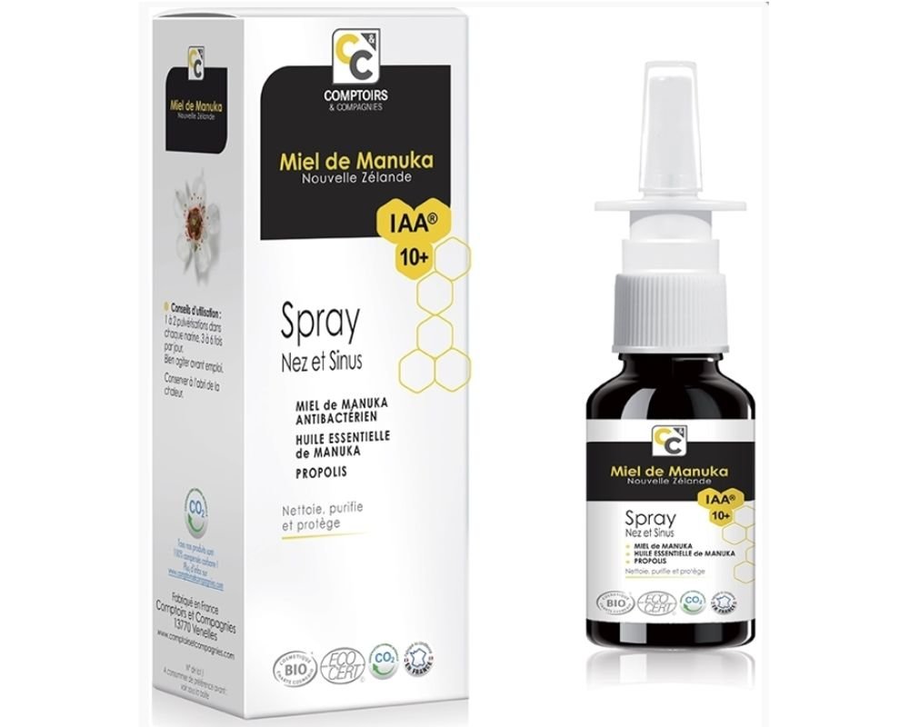 Comptoirs & Compagnies Spray nez et sinus miel de manuka bio IAA®10+ 15ml